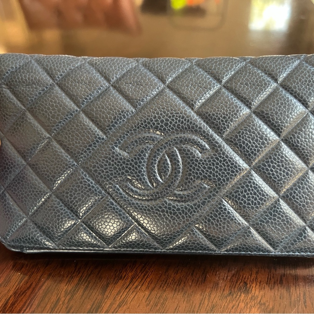 Chanel Wallet-Blue